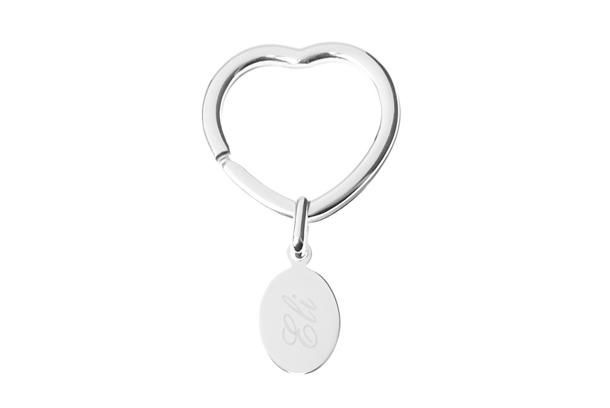 Heart Brisè silver with plate Selezione Zanolli