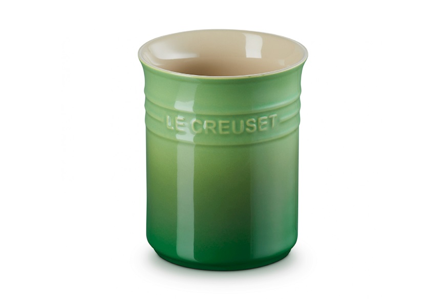 Utensil Jar stoneware bamboo green Le Creuset