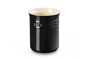 Utensil Jar stoneware black onyx Le Creuset