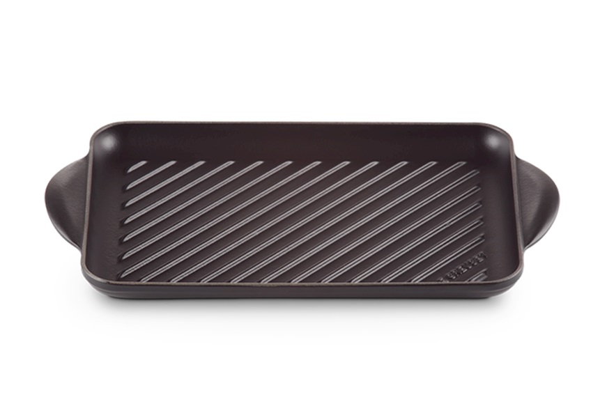 Rectangular grill Classic cast iron black Le Creuset