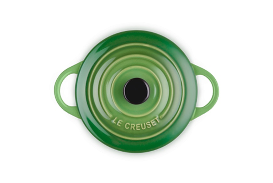 Mini cocotte gres verde bamboo Le Creuset