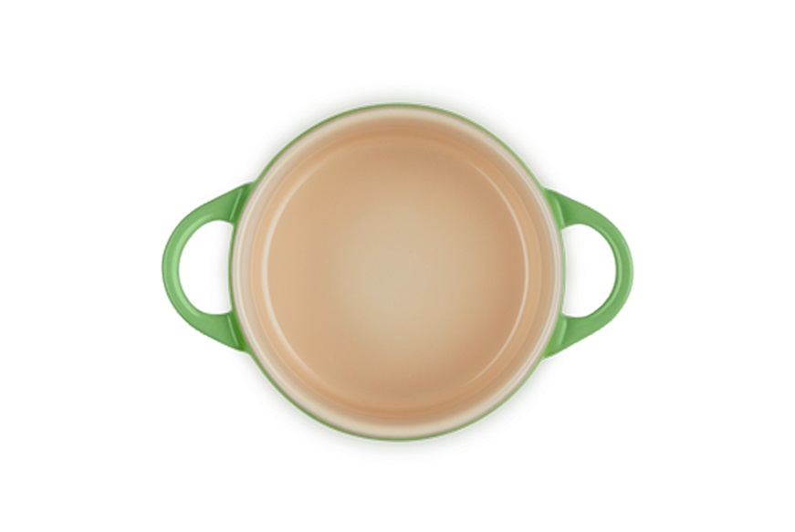 Mini cocotte gres verde bamboo Le Creuset