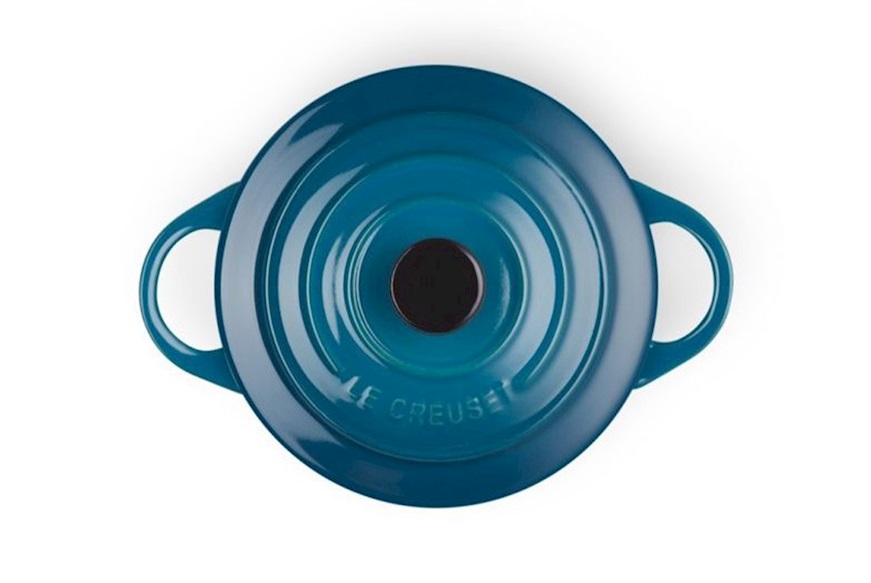 Mini cocotte gres deep teal Le Creuset