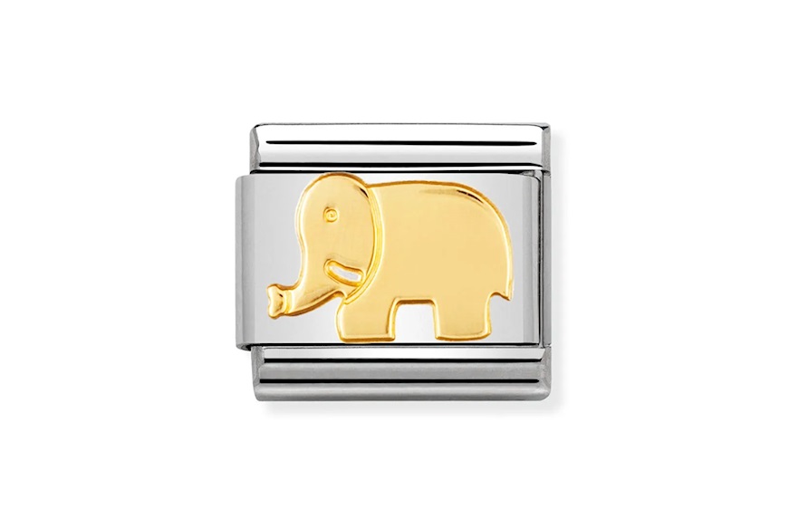 Elefante Composable acciaio e oro Nomination