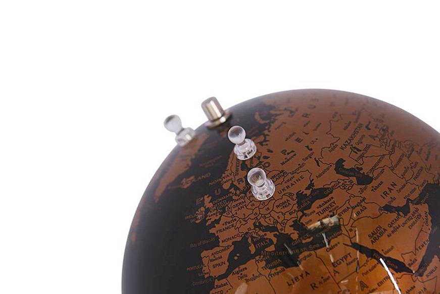 Globe black with magnetic pins Selezione Zanolli