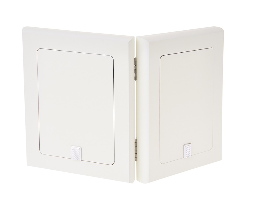 Cornice Orsetti Celesti argento pvd con kit per le impronte Selezione Zanolli