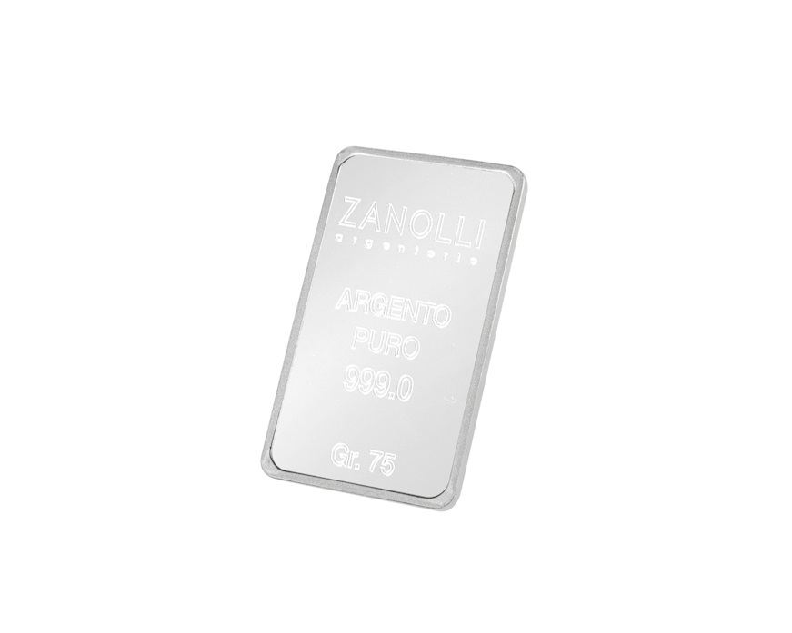 Ingot silver 75 gr Selezione Zanolli