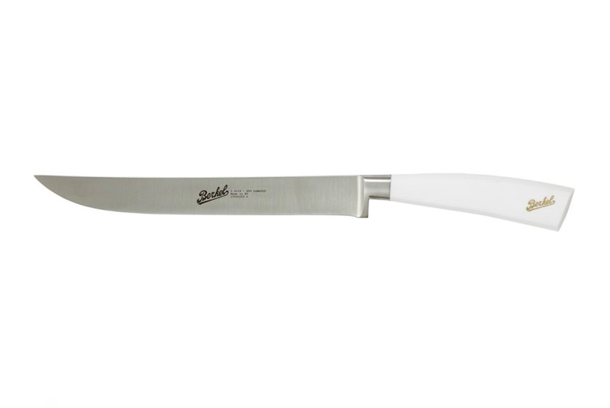 Coltello arrosto Elegance acciaio con manico bianco Berkel