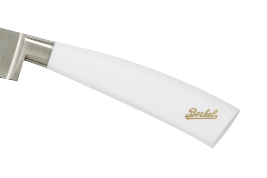 Coltello arrosto Elegance acciaio con manico bianco Berkel