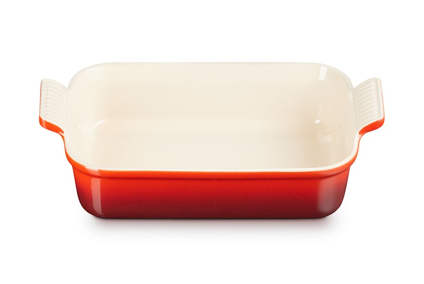 Pirofila Rettangolare Tradition gres ciliegia Le Creuset