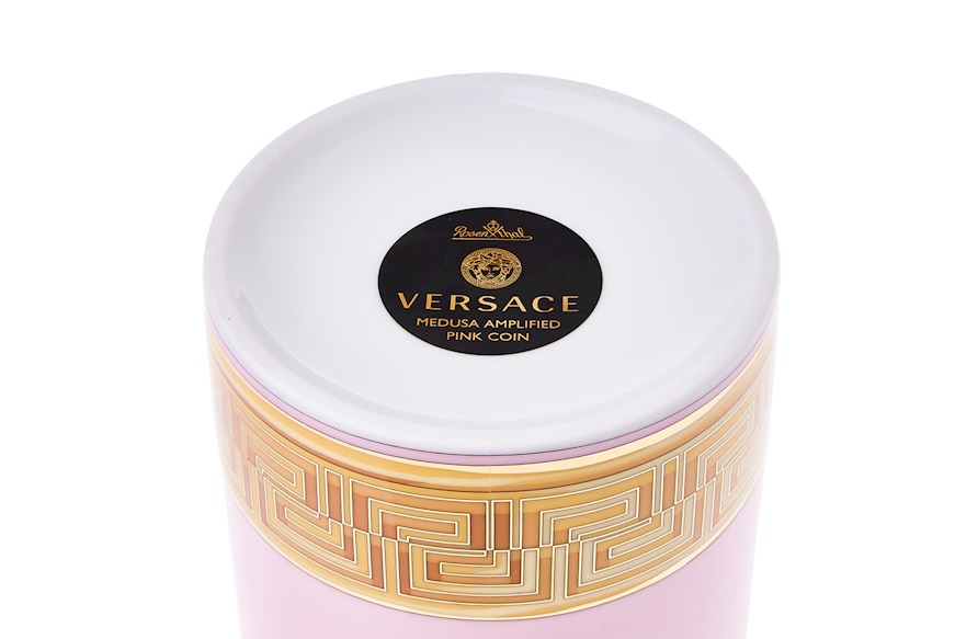 Vase Madusa Amplified porcelain pink Versace