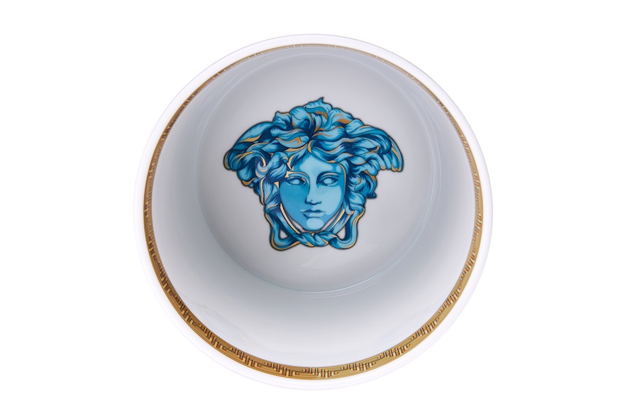 Vaso Madusa Amplified porcellana nero Versace