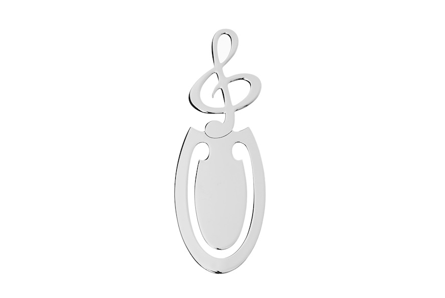 Bookmark Violin Key silver Selezione Zanolli