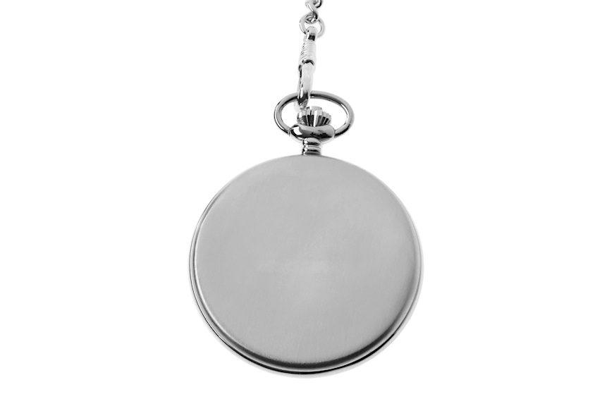 Orologio da taschino Regent acciaio satinato con quadrante bianco Selezione Zanolli