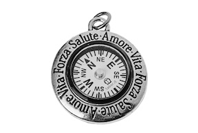 Pendant Compass white Selezione Zanolli