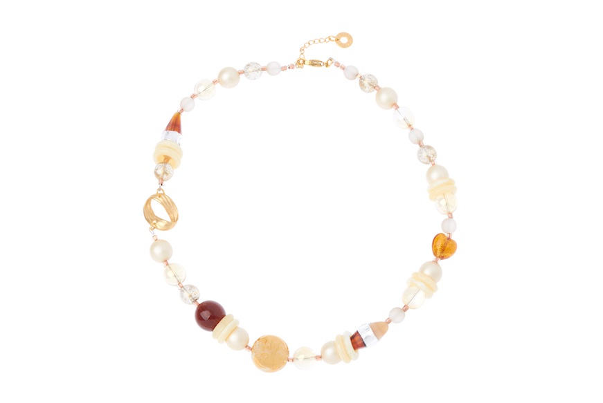 Collana Earth ambra Antica Murrina