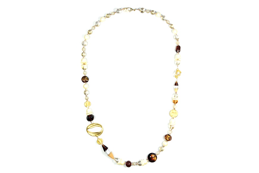 Collana Earth ambra Antica Murrina