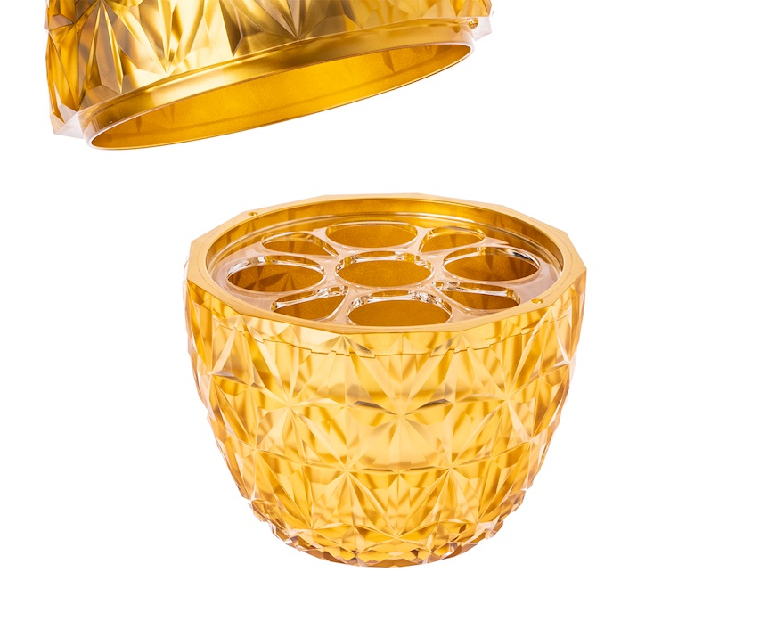 Portaposate/Portagelato Melissa oro Mario Luca Giusti