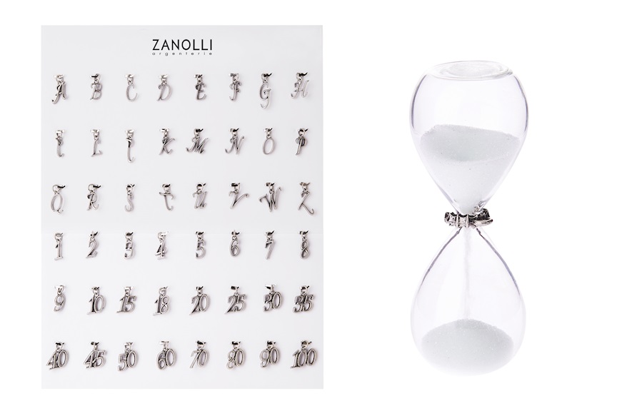 Hourglass with letter or number Selezione Zanolli