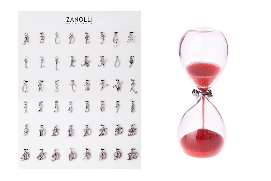 Hourglass with letter or number Selezione Zanolli