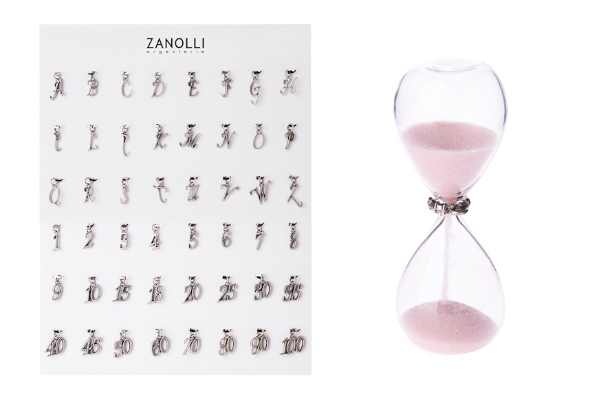 Hourglass with letter or number Selezione Zanolli