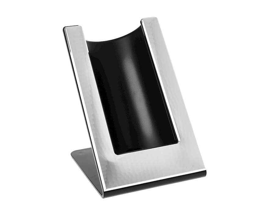 Thermal bottle holder trilaminated Silver with glossy band Selezione Zanolli