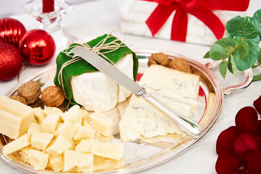Cheese knife silver in English style Selezione Zanolli