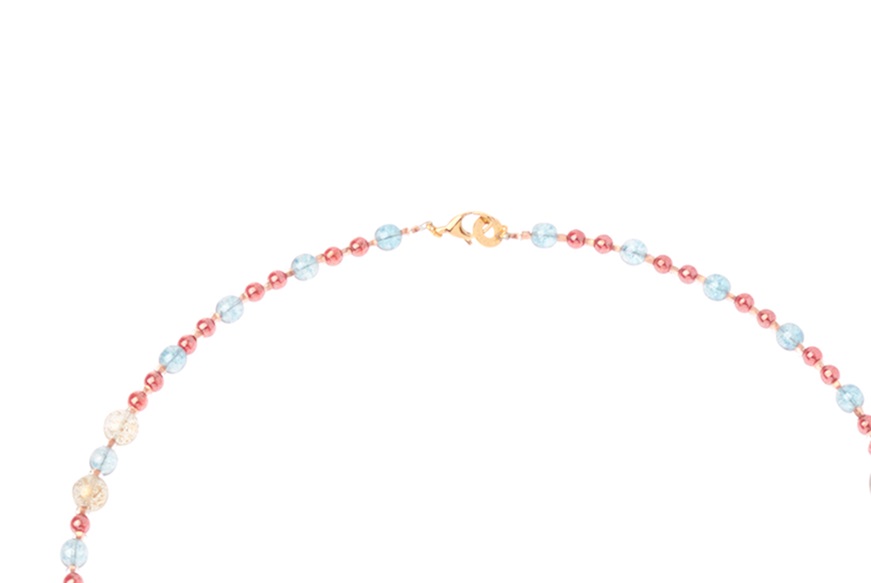 Collana Lunga Rain rosso Antica Murrina