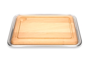 Vassoio arrosto silver plated in stile Inglese Selezione Zanolli