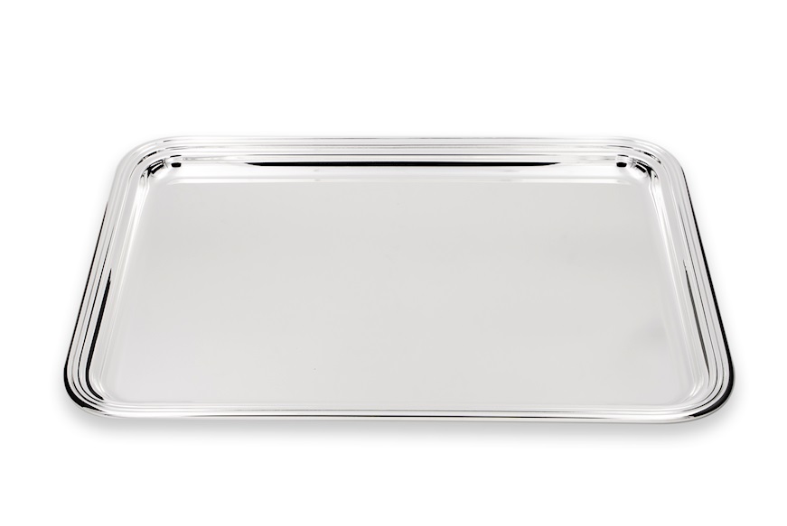 Roast tray silver plated in English style Selezione Zanolli