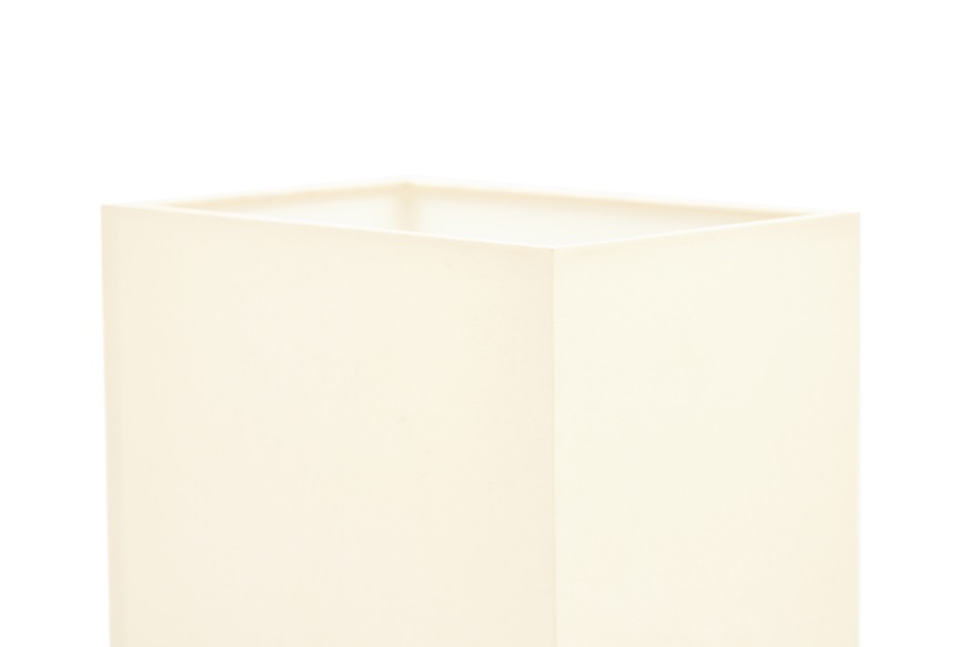 Lampada da tavolo Pad con paralume color crema Sompex