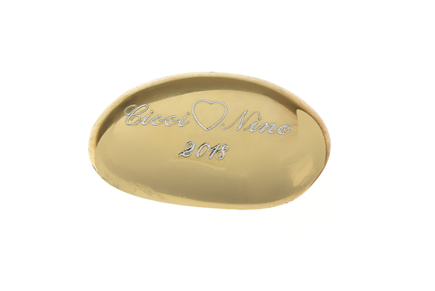 Bomboniere nozze d'oro - Confetto d'oro personalizzato