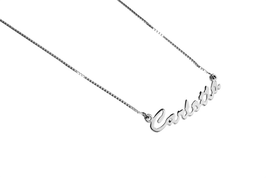 Idea regalo: collana con nome personalizzabile "Carlotta"