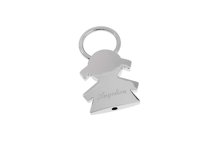 Portachiavi Personalizzato A Forma Di Cane – Incisione Foto E Testo Su Entrambi I Lati, Acciaio Inox, Regalo Per Amanti Degli Animali