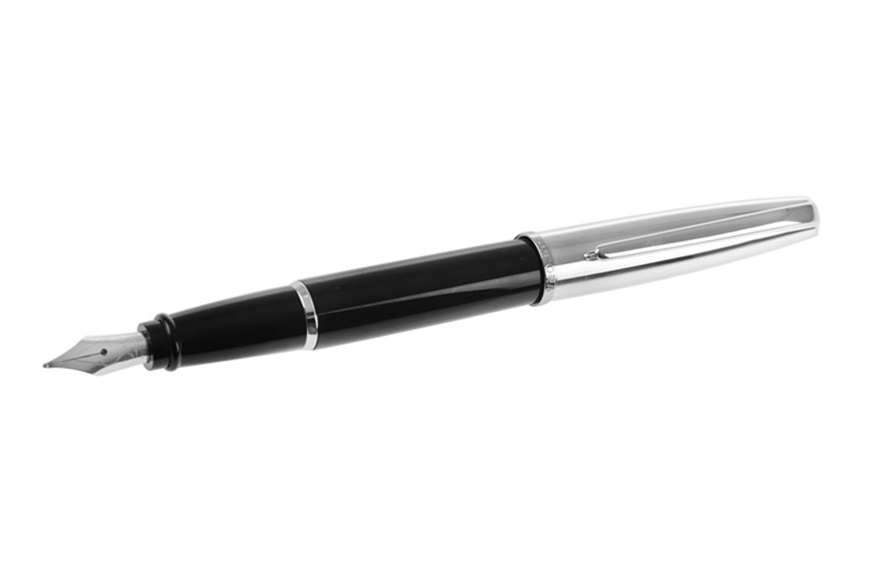 BOCIYER Set Penna Stilografica Samurai Serie Senior. Include Pennino Medio, Pennino Calligrafia, 8 Cartucce E Convertitore. Custodia Regalo Nero.